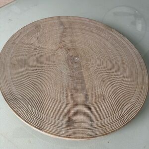 Elegant Brown Wooden lazy Susan